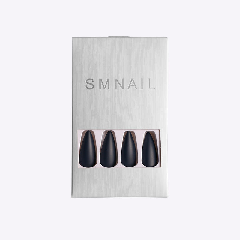 Matte False Nails Khaki Smudge Nails Matte False Nails Khaki Smudge Nails
